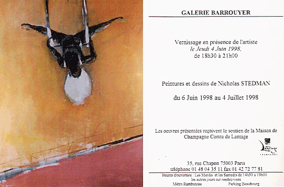 exhibition flier Trapeze artist